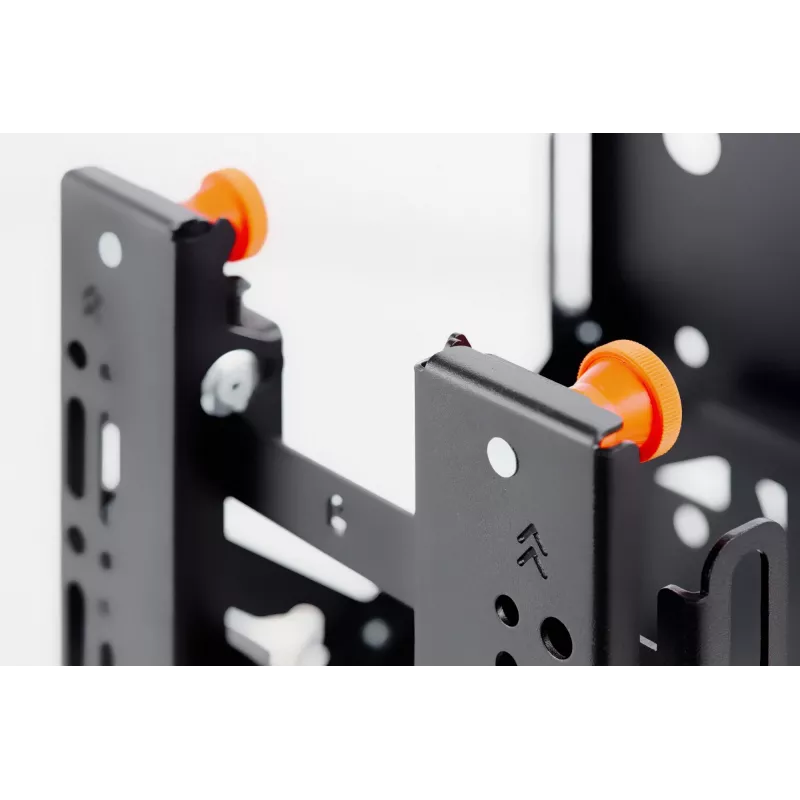 EDBAK Wandhalterung | VWPOP40 Video Wall Pop-Out Halterung mit Schnellverschluss | 19-43 Zoll | Maximale Tragfähigkeit 25 kg | Schwarz