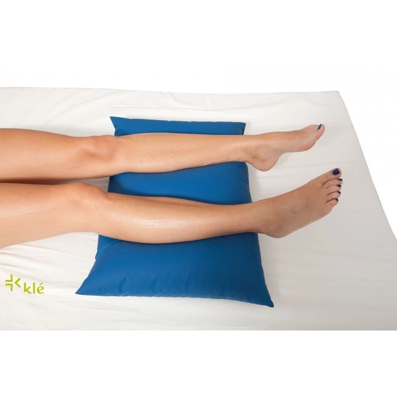 Schlafpositionierungskissen Aston KLASSIK D ergonomisch verstellbare Beinstütze 530×350 mm Schaumstoff blau