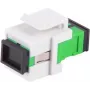 Glasfaser-Keystone-Steckverbinder ShiverPeaks SC-SC Simplex Grün 08-10211