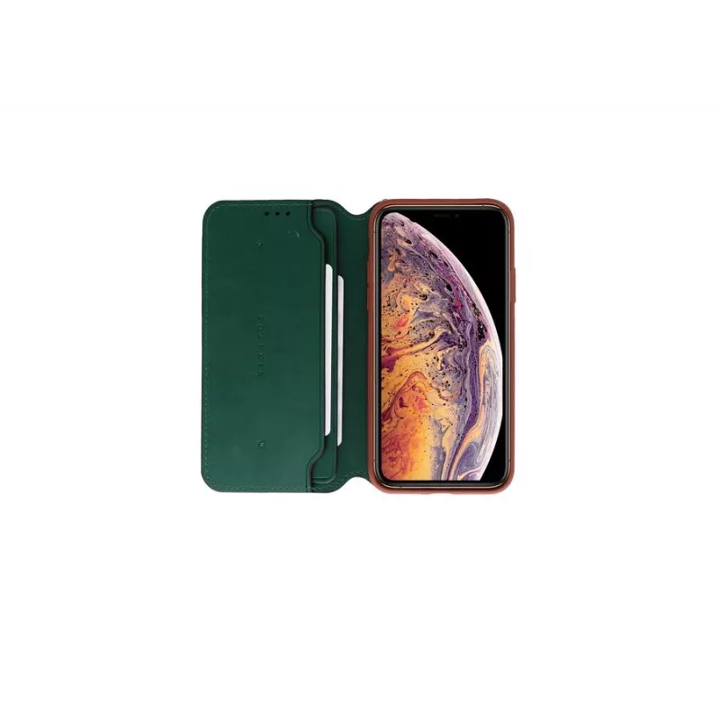 Smart Folio Case VixFox für Huawei P20 — forestgrüne Schutz-Folio-Hülle