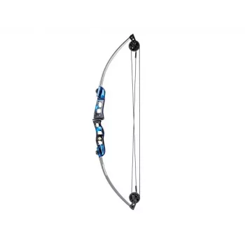 Compoundbogen POE LANG Firestar 25 lbs, Karbon/Aluminium-Konstruktion, 740 mm Länge, 3 Pfeile & Auflage