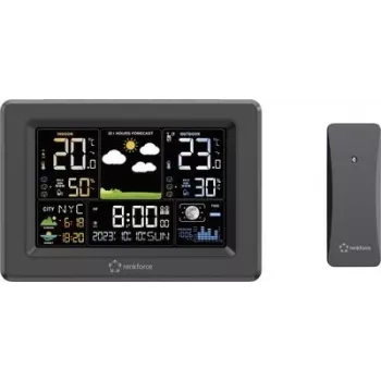 Renkforce Digitale-Wetterstation Schwarz (RF-4883630)