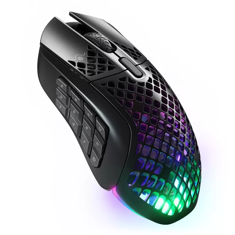 Maus SteelSeries Aerox 9 Schwarz Wired