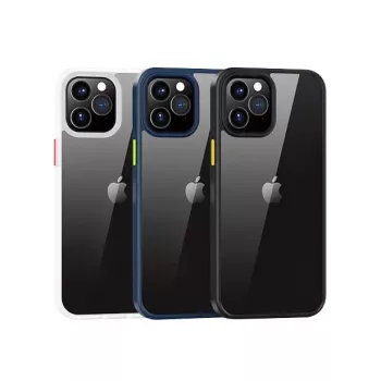 Schutzhülle stoßfest Devia Shark Serie für iPhone 12 Pro Max, weiß
