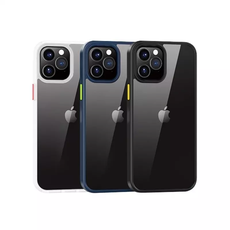 Schutzhülle stoßfest Devia Shark Serie für iPhone 12 Pro Max, weiß