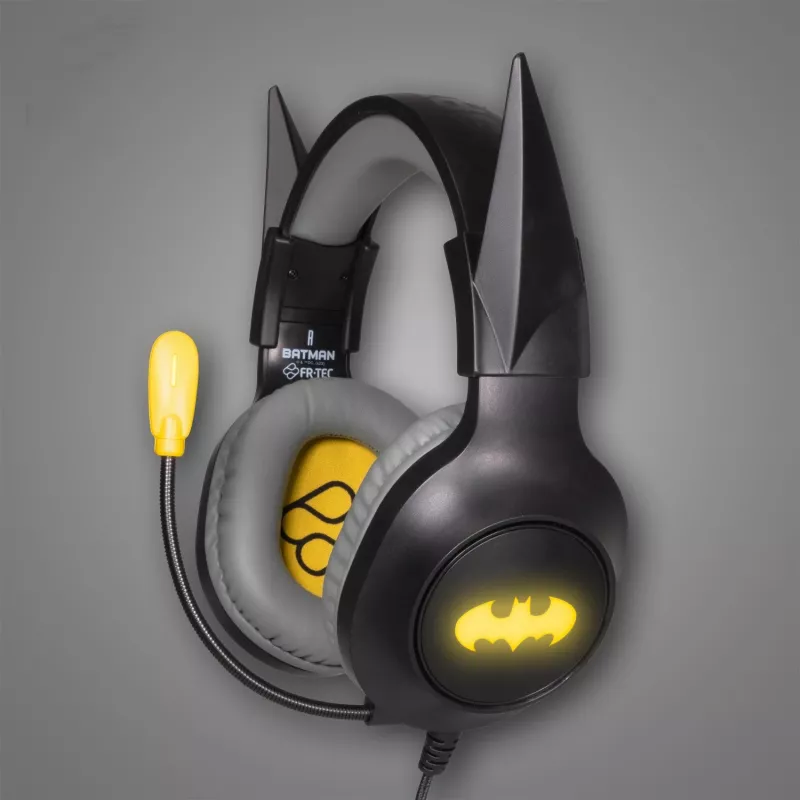 Headset FR-TEC Gaming Headset Batman mit abnehmbaren Ohren