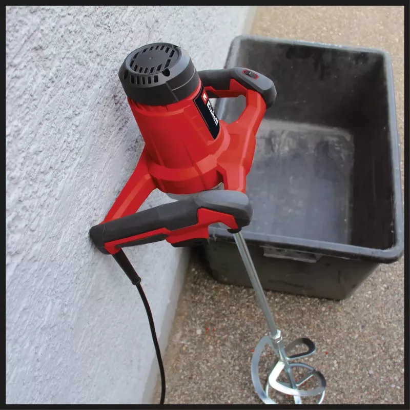 Einhell TE-MX 1600-2 CE - Mörtel - Farbe - Pulver - Schwarz - Rot - M14 - Ergonomisch - 750 RPM - 1600 W