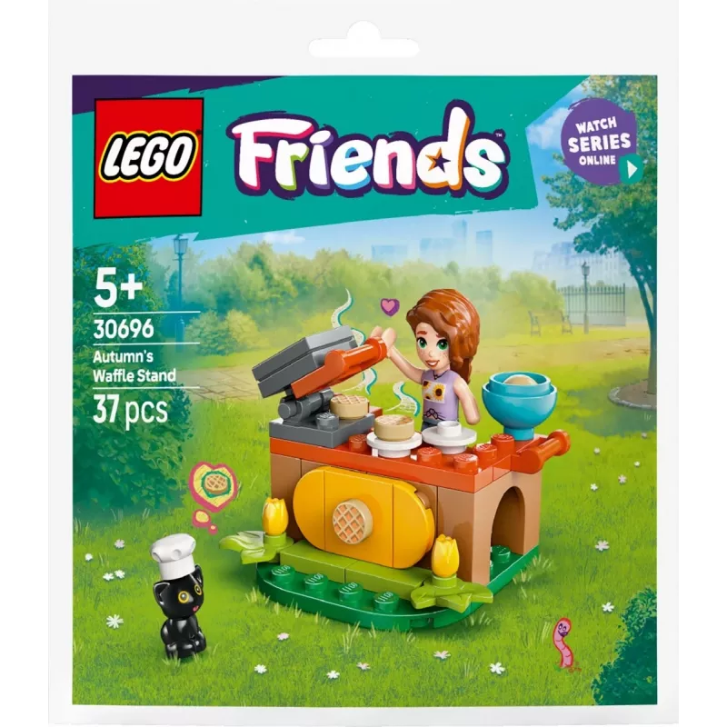 Bauspielzeug LEGO Friends 30696 Autumn's Waffle Stand Spielset, kleiner Aufbau, Minifiguren enthalten
