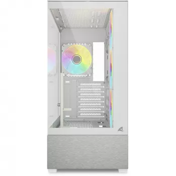 Sharkoon AK7 ARGB ATX Computergehäuse Weiß