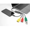DeLOCK 4-Port USB 2.0 Kabel-Hub USB Type-C auf 3 x USB-A Buchse + 1 x USB-C Stecker