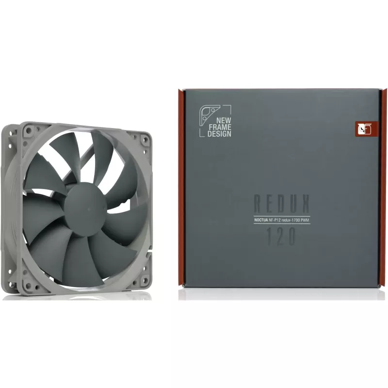 Lüfter Noctua NF P12 redux-1700 PWM, 120 mm, 12 V, 1700 RPM, 4-Pin PWM, 120,2 m³/h, 25,1 dB