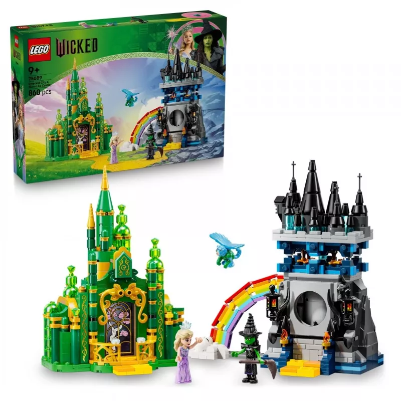 LEGO Bauset Wicked 75689 — Smaragdstadt und Kiamo Ko Schloss Spielset