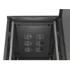 19-Zoll-Rack-Schrank LANBERG FF01-6022-23B, 22U, 600×1000 mm, schwarz, perforierte Türen