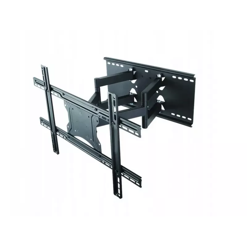 Wandhalterung ART AR-87 für 40-Zoll- bis 80-Zoll-Bildschirme, 60 kg Kapazität, VESA bis 600×400, neigbar 12°, schwenkbar 45°, ausziehbar 5,6–45,8 cm