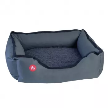 Heizbett Glovii GPETH für Hunde und Katzen 580x450x180 mm, Polyesterbezug, rutschfeste Basis