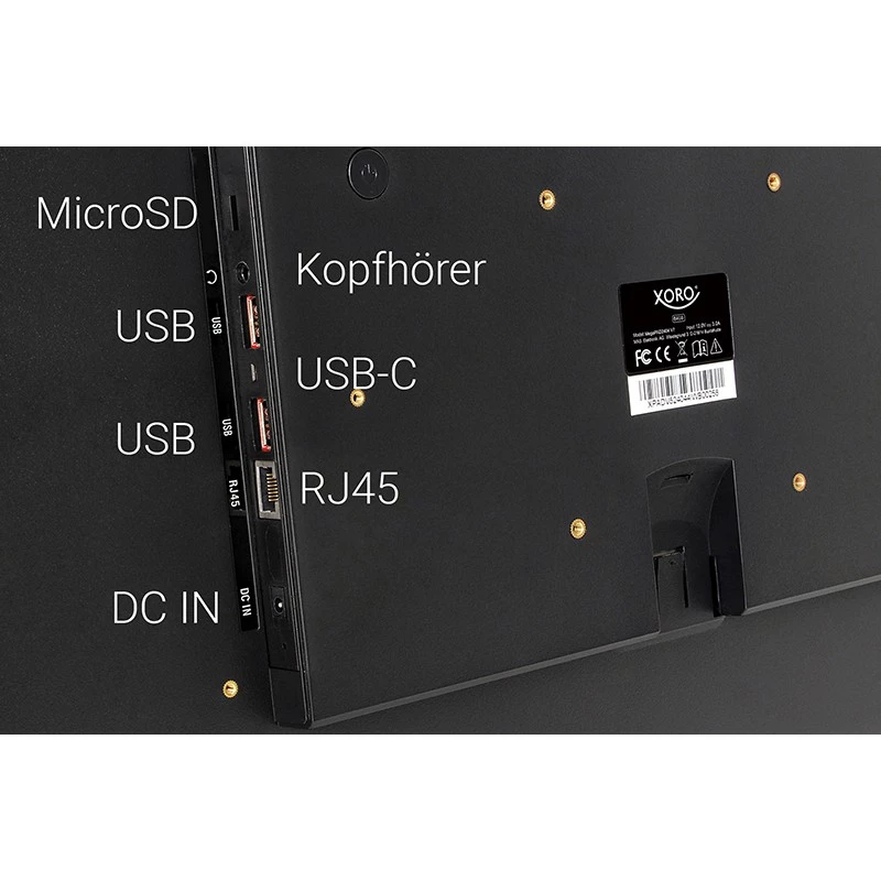 XORO MegaPAD 2404v7 24 60,96 cm Tablet 64 GB schwarz Android - 64 GB (XOR400667)