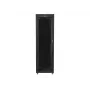 Freistehender Rack-Schrank LANBERG 42U FF01-6842-12BL 600×800×2127,5 mm, 1200 kg, IP20, Schlüsselschloss, Rollen