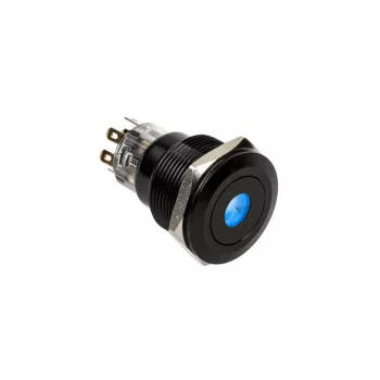 DimasTech vandalismusgeschützter Drucktaster 22 mm Schwarzline Dot RGB PD223