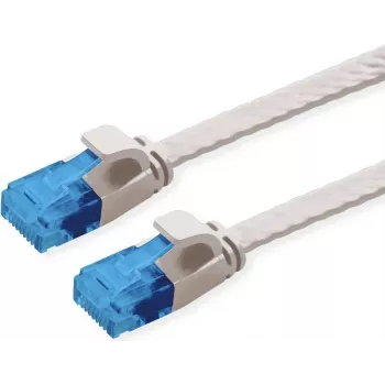VALUE Patchkabel Cat.6A (Klasse EA) UTP, extra-flach, Grau, 0,5 m (21.99.2010)