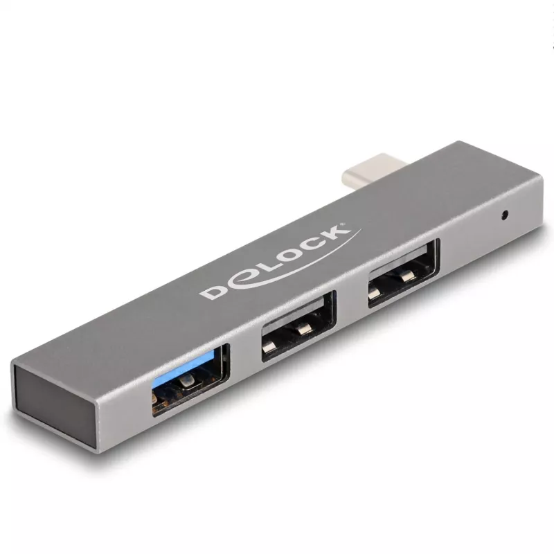 DeLOCK 3 Port schlank USB Hub USB Type-C 10 Gbps 2 x USB 2.0