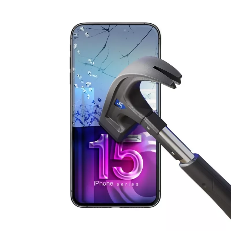 Gehärteter flexibler Displayschutz 3MK FlexibleGlass Pro für Apple iPhone 15 – klar, kratzfest