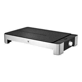 WMF 0415330011 Rechteckiger Elektrogrill Schwarz, Edelstahl 2000 W