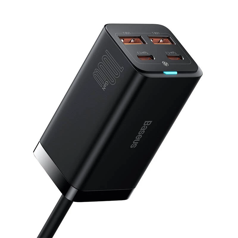 Baseus GaN3 100/ 65W Desktop-Ladegerät Quick Charge QC 3.04.0 USB-C-Typ-C-Telefonladegerät für iPhone15 Huawei Xiaomi MacBook Laptop