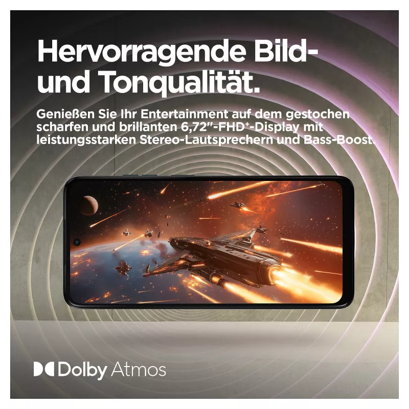 Motorola moto g15 17,1 cm (6,72 Zoll) Dual SIM Android 15 4G USB Typ-C 8 GB 256 GB 5200 mAh Navy