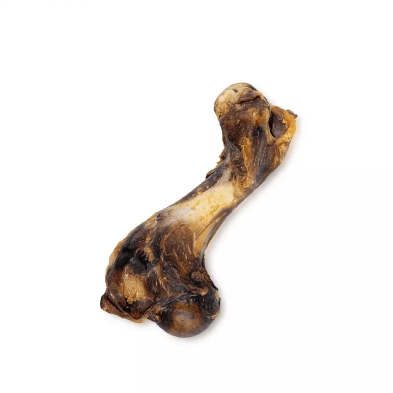 Hundekauknochen UNISZKI Pork Bone, Einzelstück — Schweinefleischgeschmack, 0–200 g, getreidefrei, für ausgewachsene Hunde, Zahnpflege