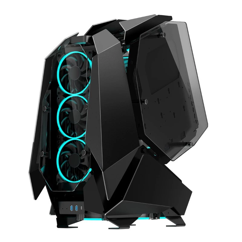 PC-Gehäuse Jonsbo MOD5, ATX, Schwarz