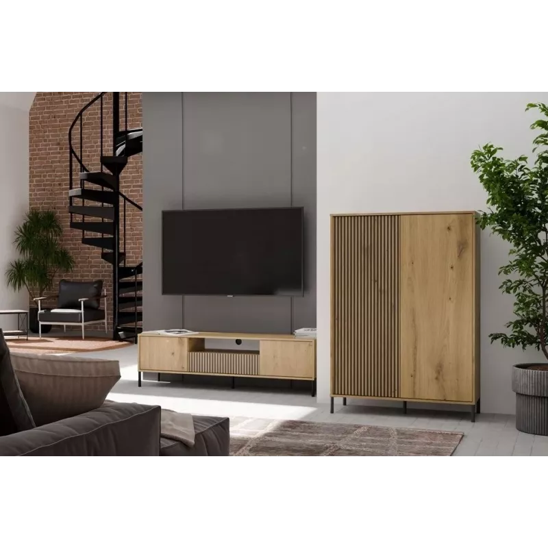 RTV KAMARO 160 schlank/GŁ ARTISAN OAK