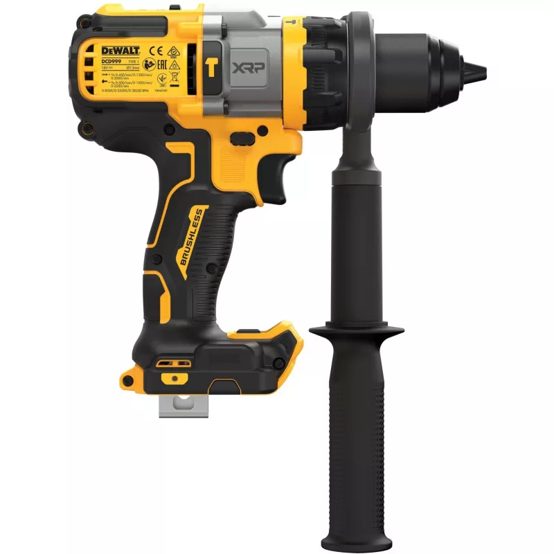 DeWALT DCD999NT-XJ Bohrschrauber 2250 U/min 1,61 kg Schwarz, Silber, Gelb