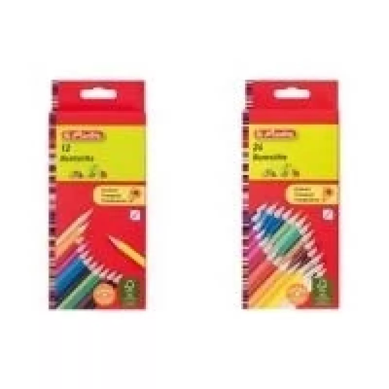 Farbstift Herlitz 10412039 Mehrfarbig 24 Stk.