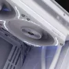 Flüssigkeits-CPU-Kühler Valkyrie VK-AIOV240W 240-mm-Radiator mit LCD