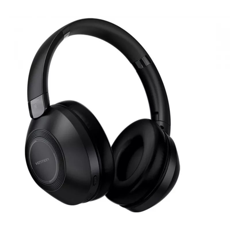 Headset Vention NBBB0 SoundMate S11 — kabellose Bluetooth 5.3 Ohrbügel-Kopfhörer, Ladecase 400 mAh, bis zu 20 h, schwarz