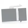 Keystone-Kupplung Ubiquiti UACC-Keystone-Coupler-C6A Flach Edelstahl RJ-45