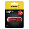 USB flash drive Intenso 128 GB USB Type-A 2.0 Red Transparent