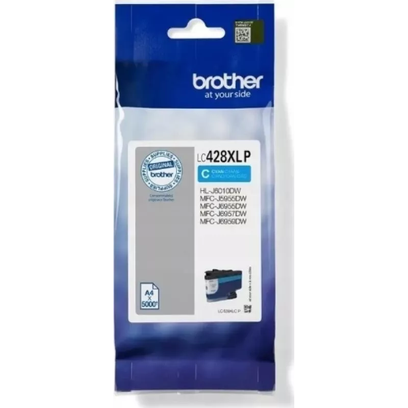 Brother LC-428XLCP Tintenpatrone 1 Stück Original Cyan