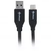 USB-3.2-Gen-2-Kabel, USB-A-Stecker > USB-C-Stecker (schwarz, 0,5 Meter)