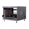 Rack-Regal TECHLY 367652 Kabel-Organizer mit 3M-Klebebefestigung, Stahl, 550×550×410 mm, schwarz
