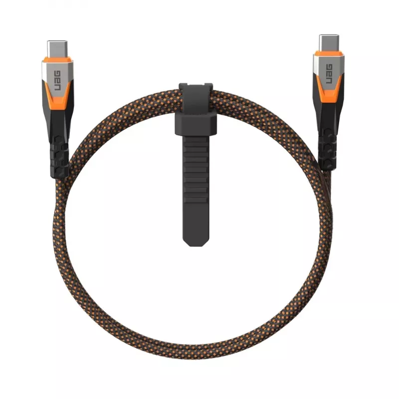 USB-C-auf-USB-C-Kabel C2G 9B4415114097 USB 3.2 Gen 2x2 0,75 m – Schwarz/Orange