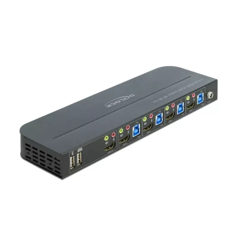 KVM-Switch DeLOCK 11483 Schwarz