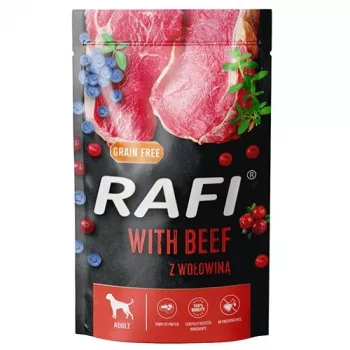 DOLINA NOTECI Rafi mit Rind - Nassfutter für Hunde - 500g
