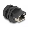 DeLOCK RJ45 Cat.6A Kupplung IP67 wasserdicht staubdicht schwarz