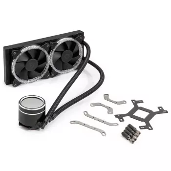 All-in-One-Flüssigkeitskühler BitsPower Cyclops 240 – Schwarz/Silber, 240-mm-Radiator