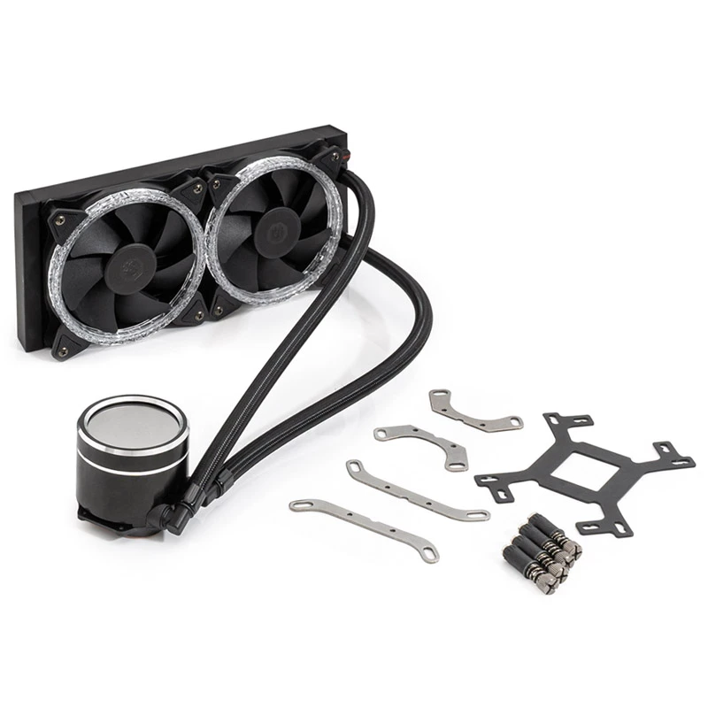 All-in-One-Flüssigkeitskühler BitsPower Cyclops 240 – Schwarz/Silber, 240-mm-Radiator