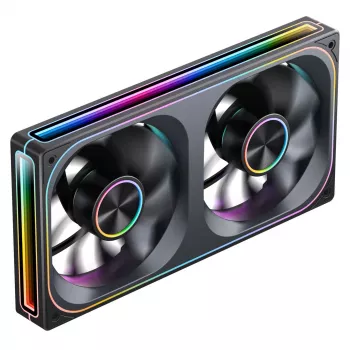 Jonsbo ZA-240 Infinity Mirror ARGB 240mm PWM Flüssigkeitskühler-Radiator mit ARGB-Lüftern