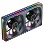Jonsbo ZA-240 Infinity Mirror ARGB 240mm PWM Flüssigkeitskühler-Radiator mit ARGB-Lüftern