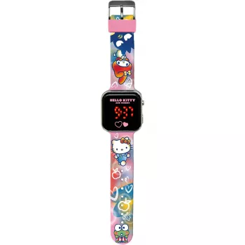 Kids Euroswan Kinderuhr Hello Kitty HK50151 mit LED-Anzeige