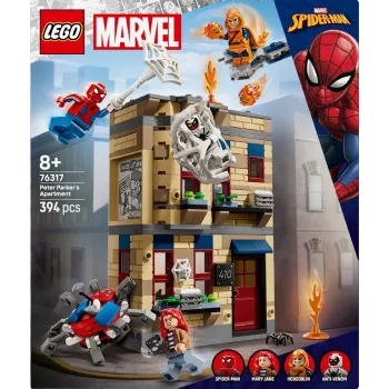 LEGO Marvel Set 76317 Peter Parkers Wohnung mit Spider-Man-Minifigur